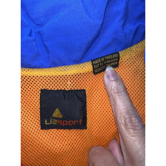 Liz Sport Windbreaker Jacket Women's Size Small Color lock 80s Packable Hood NWT - Picture 4 of 16